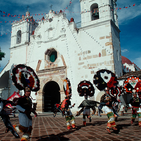 Religious fiesta of the Zapotec Indian village, Oaxaca, Mexico