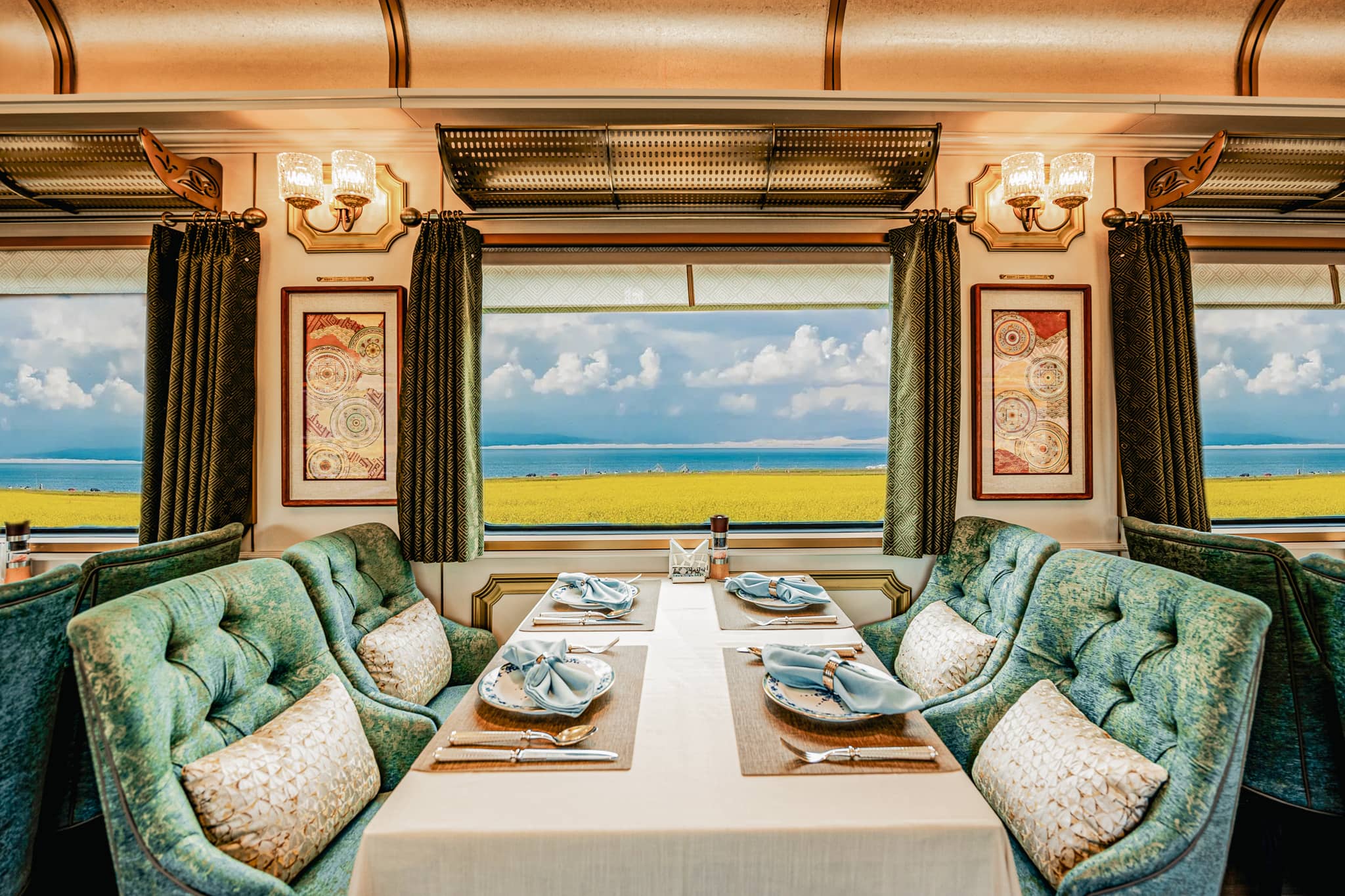 The Grand Silk Road by Train Dining Car