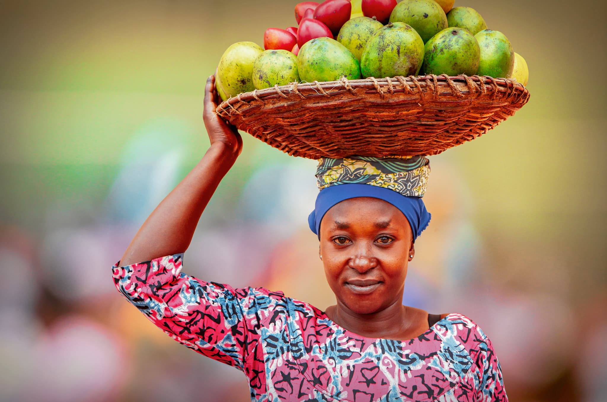Local woman in Kigali, Rwanda