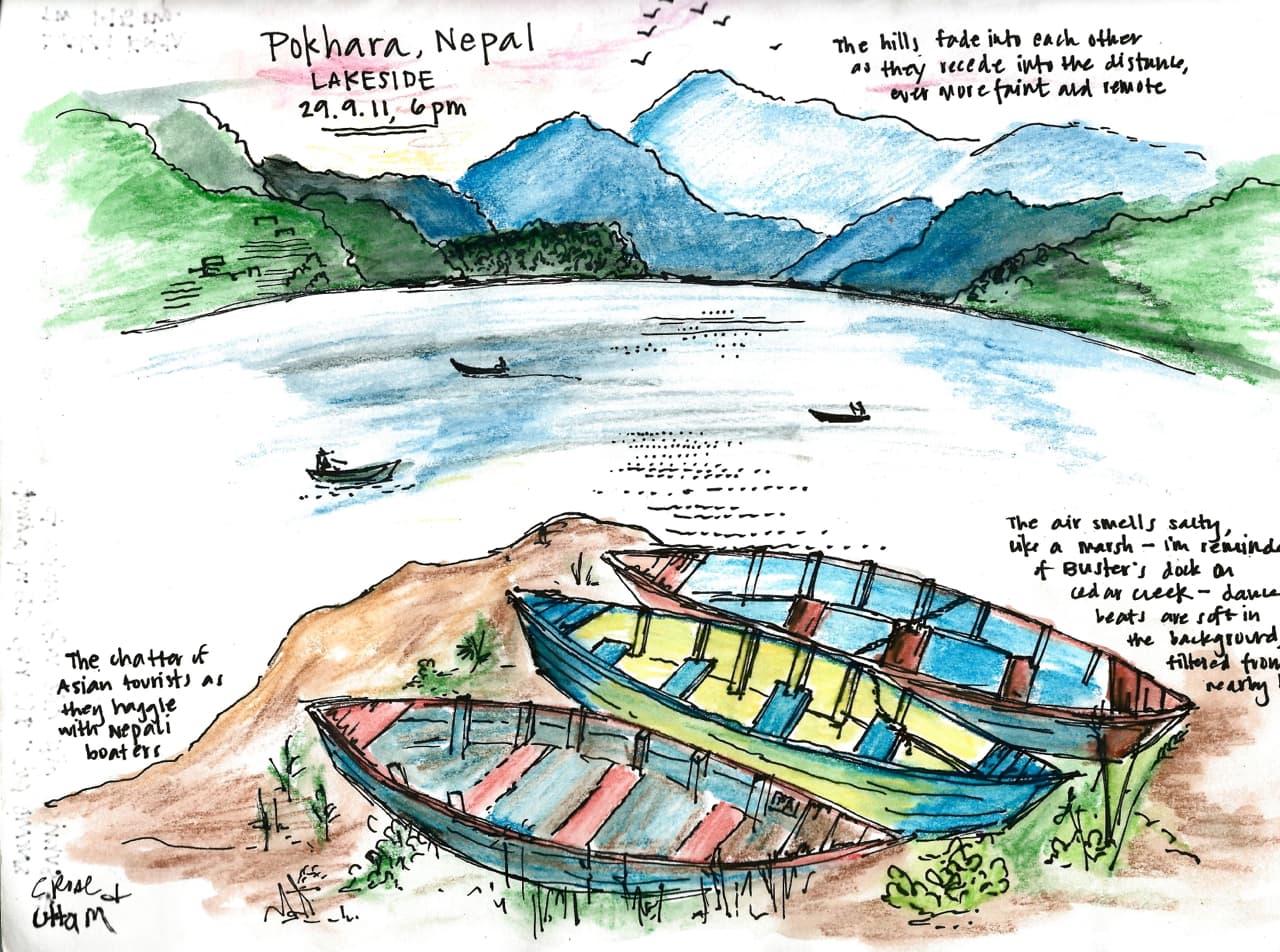 Pokhara sketch