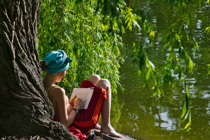 austria vienna girl in park geoex