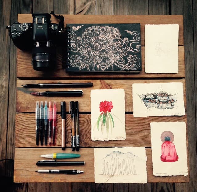 bhutan colin sketching header