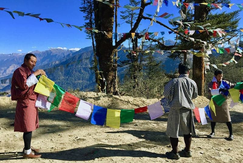 bhutan what to pack prayer flags