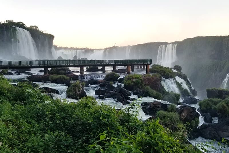 brazil iguazu falls platforms jesse