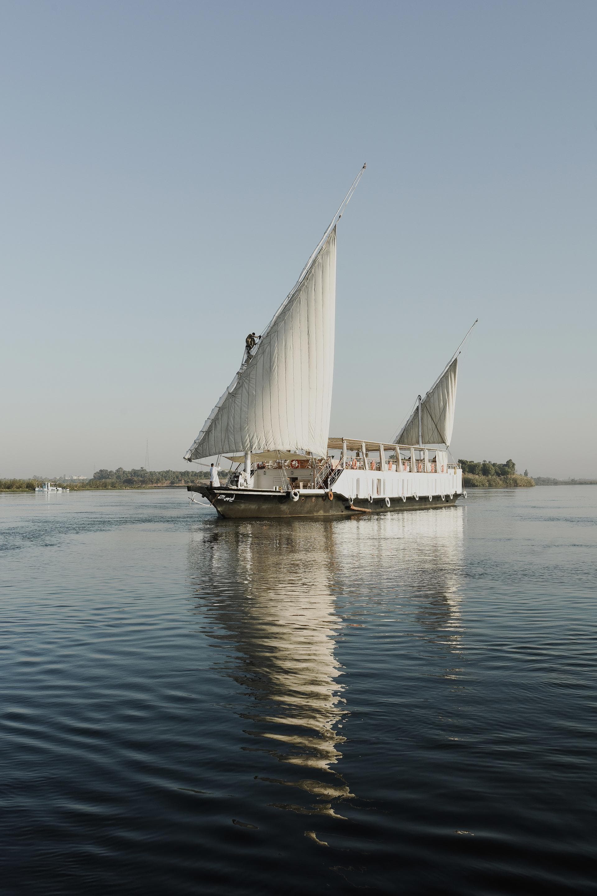 Boat sailing in the water