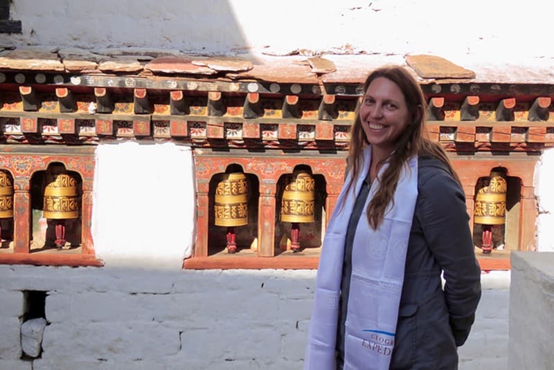 edit Heather at Kyichu Lhakhang in Paro
