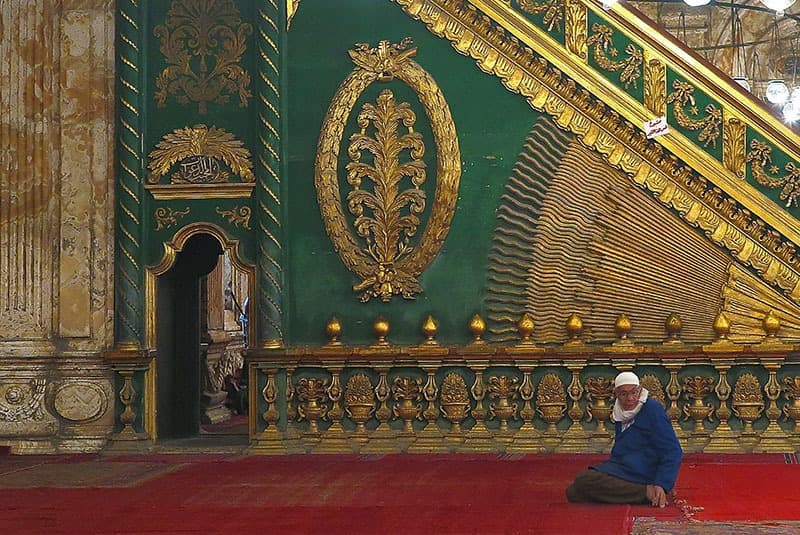 egypt cairo mosque interior