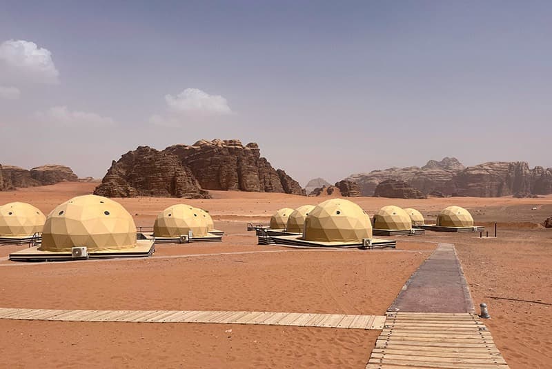 jordan wadi rum dome tents