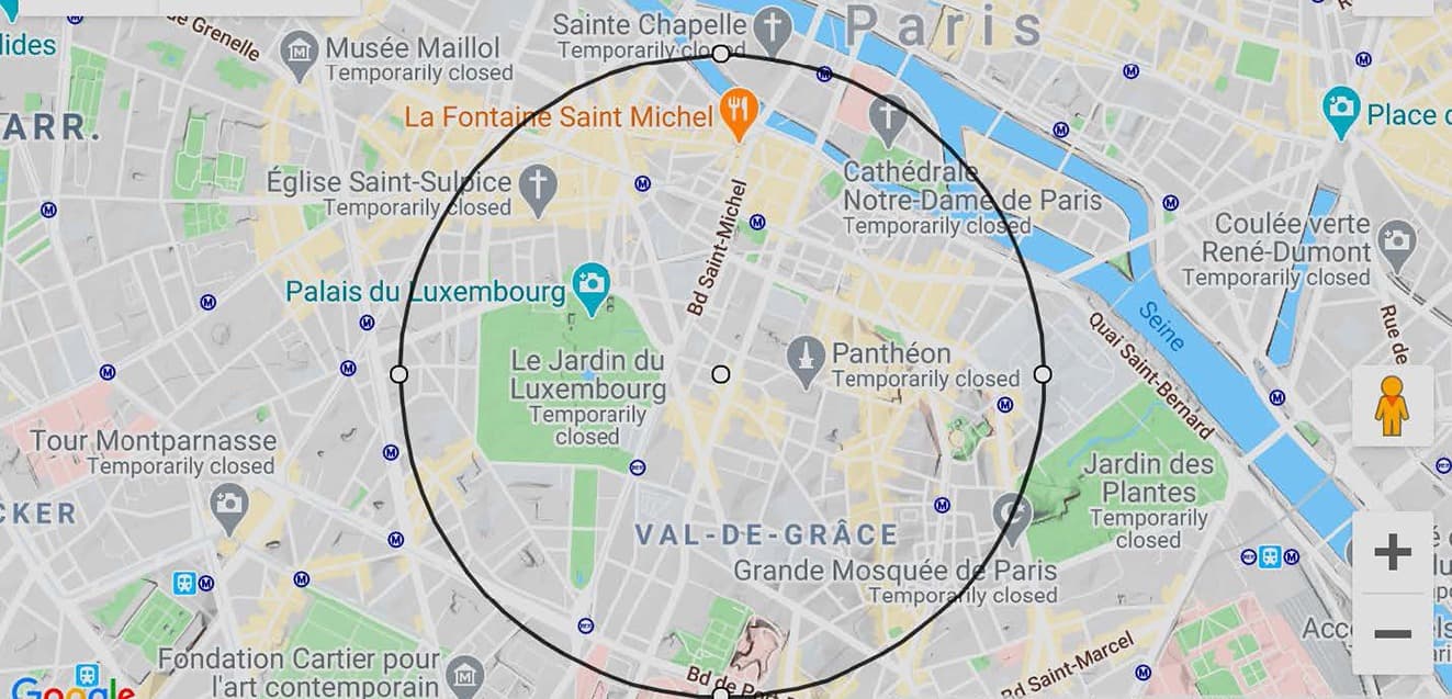 main 1km Radius of where I live