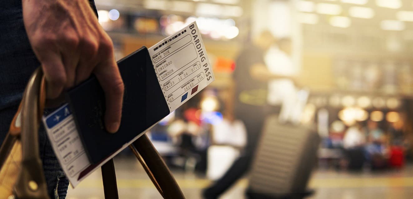 main passport boarding pass airport