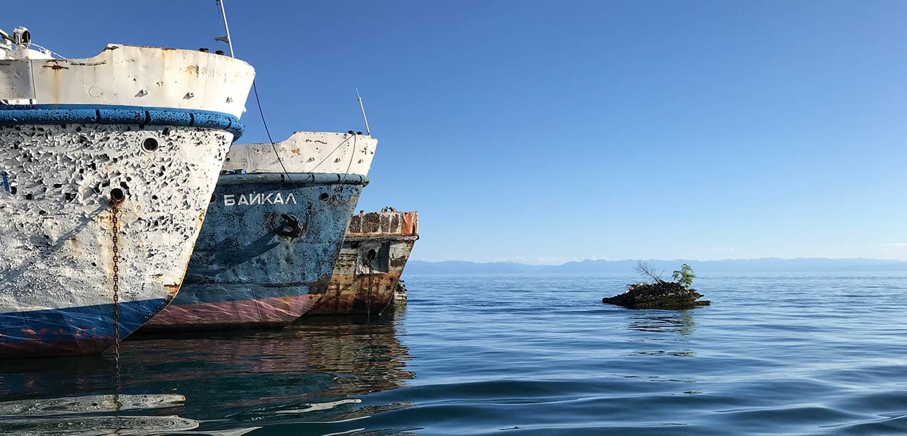 main russia lake baikal ships