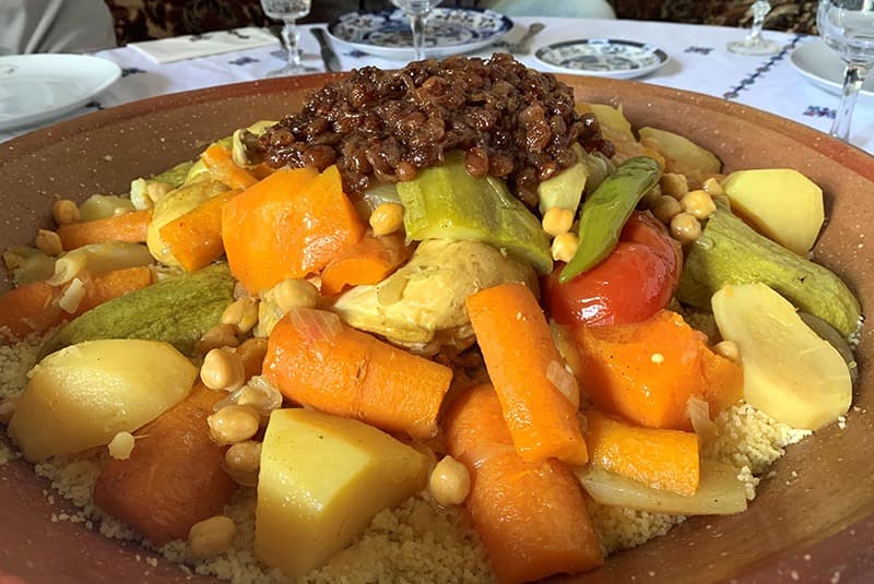 morocco couscous lunch