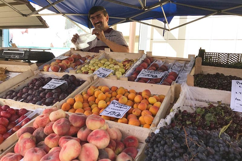 russia irkutsk fruit vendor