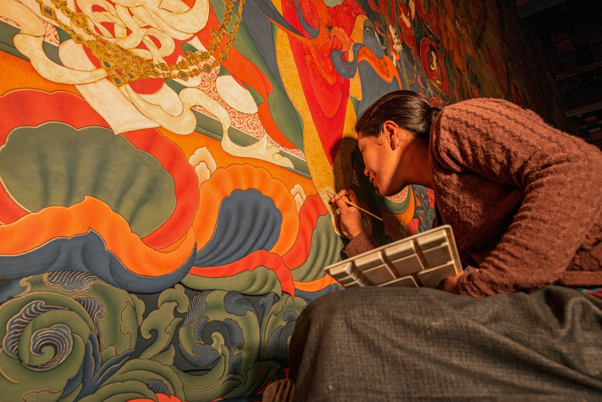 Nepal, Mustang Artist