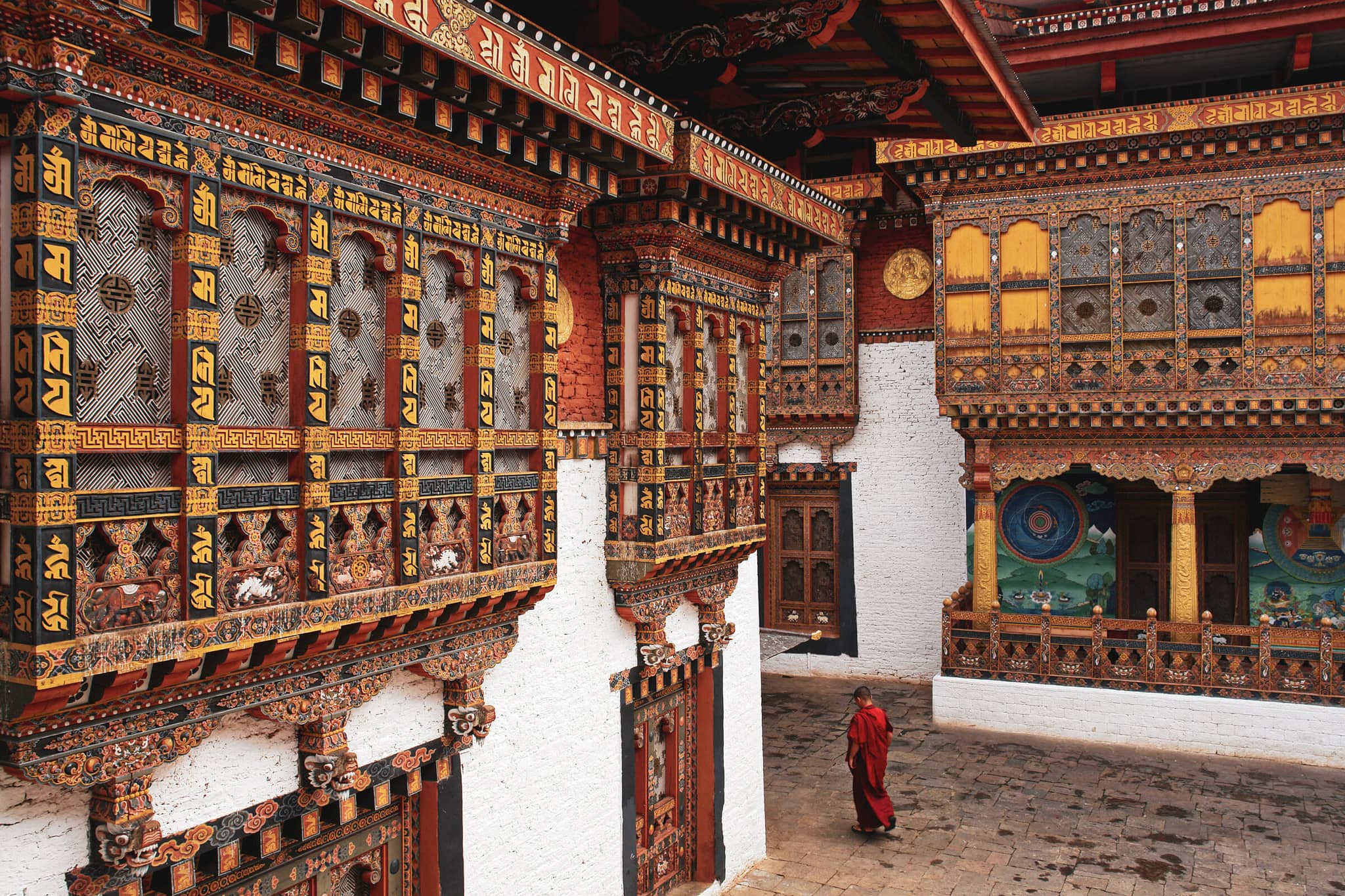 Bhutan Revealed gallery 01 GalleryHero MonkTemple Bhutan GettyImages 157316222 EPlus