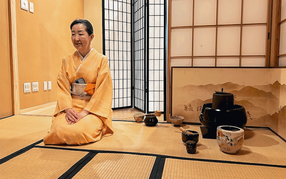 Private tea ceremony, Tokoyo, Japan