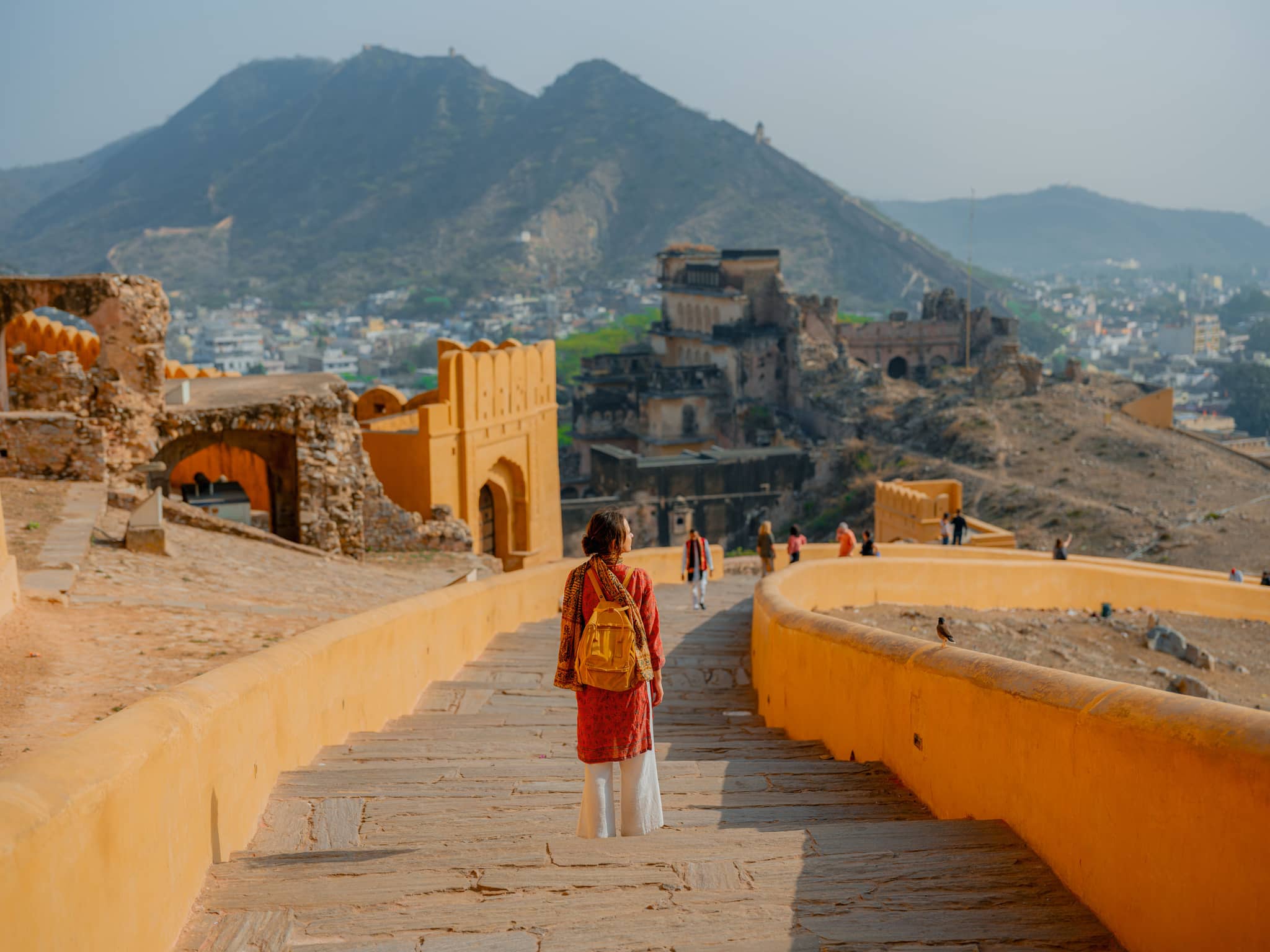 Woman at Amber Fort, Jaipur, India