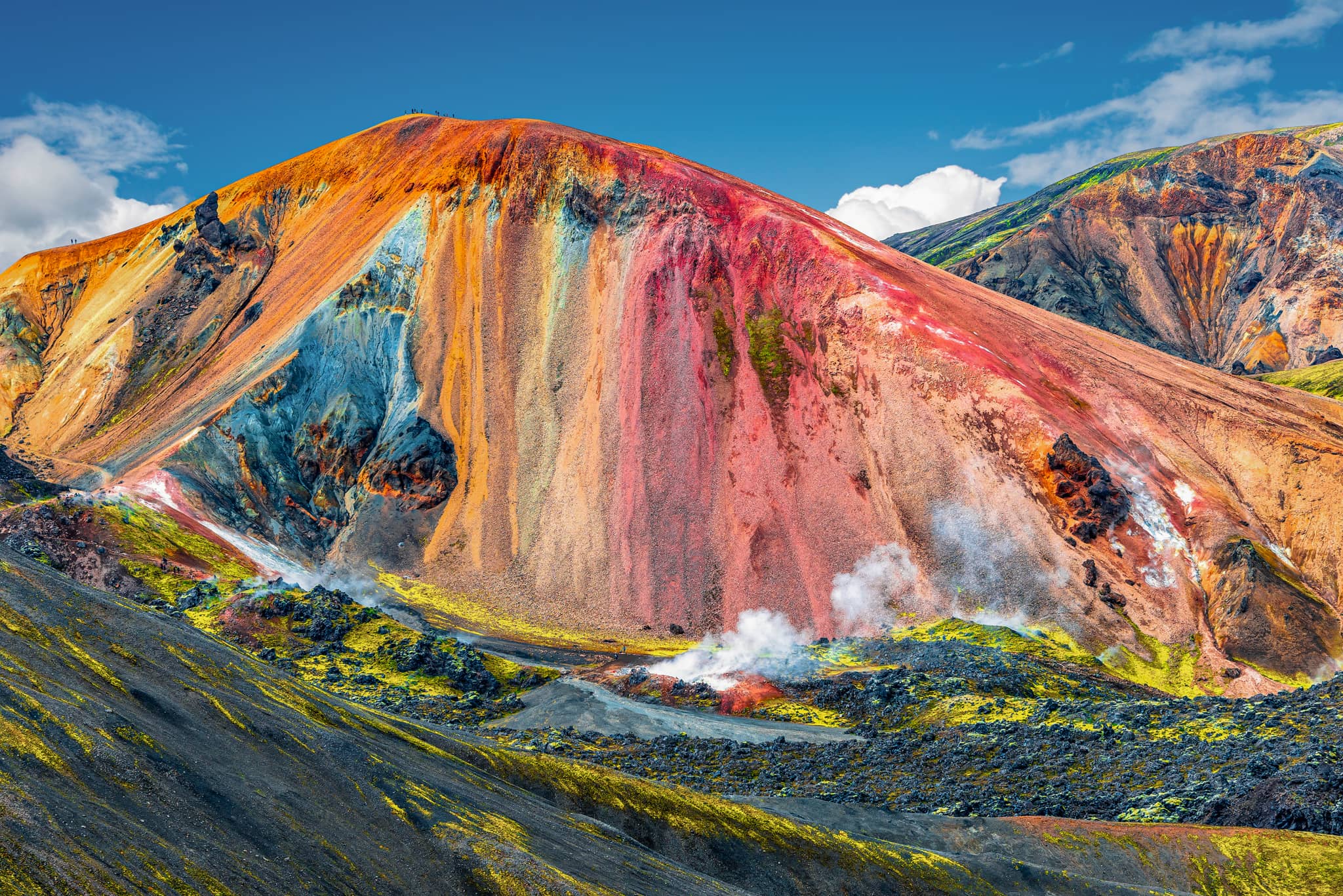 Landmannalaugar volcanic mountains, Iceland