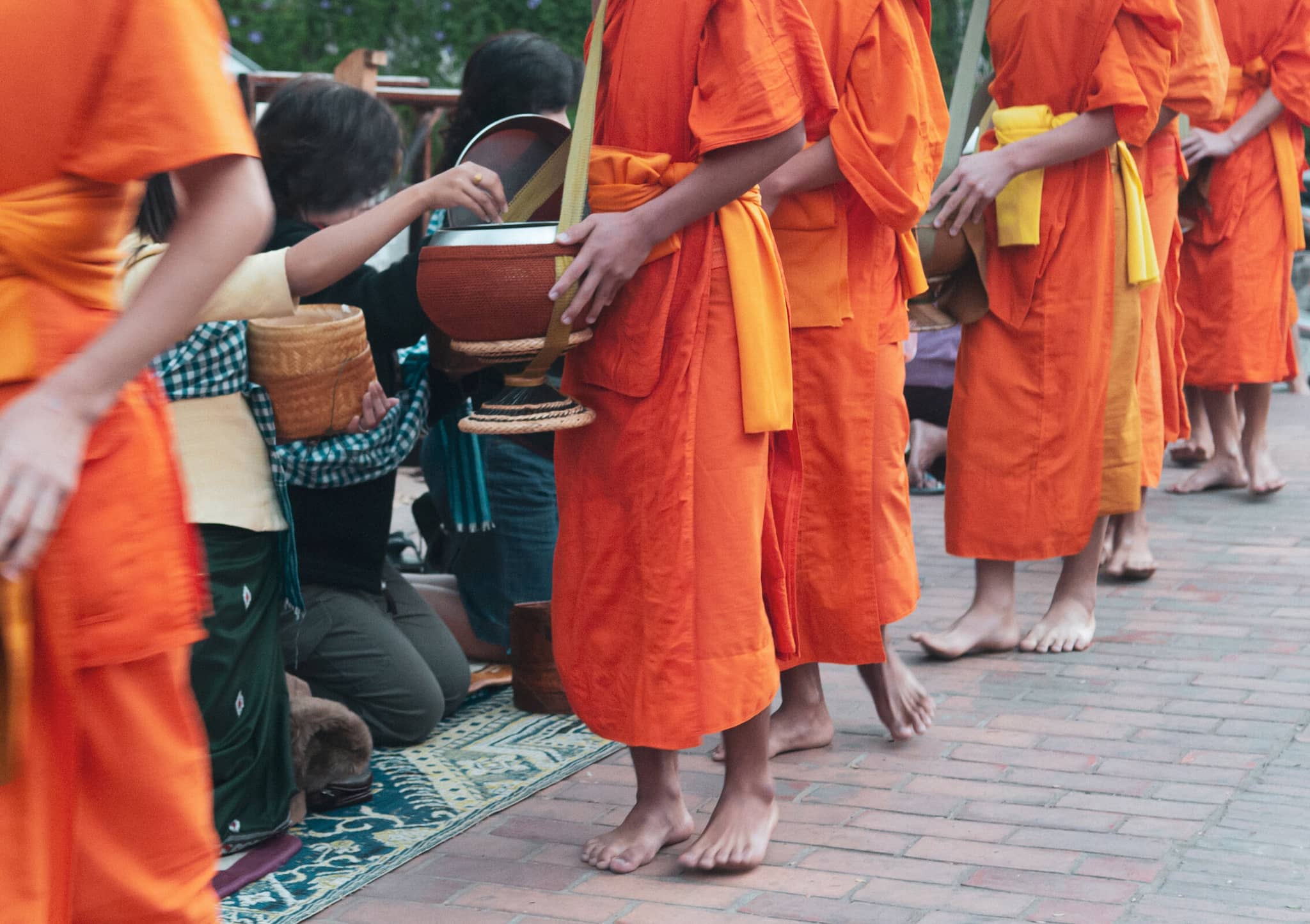 Heart of Indochina gallery Gallery2 AlmsMonks Laos GettyImages 471363881 LeezSnow
