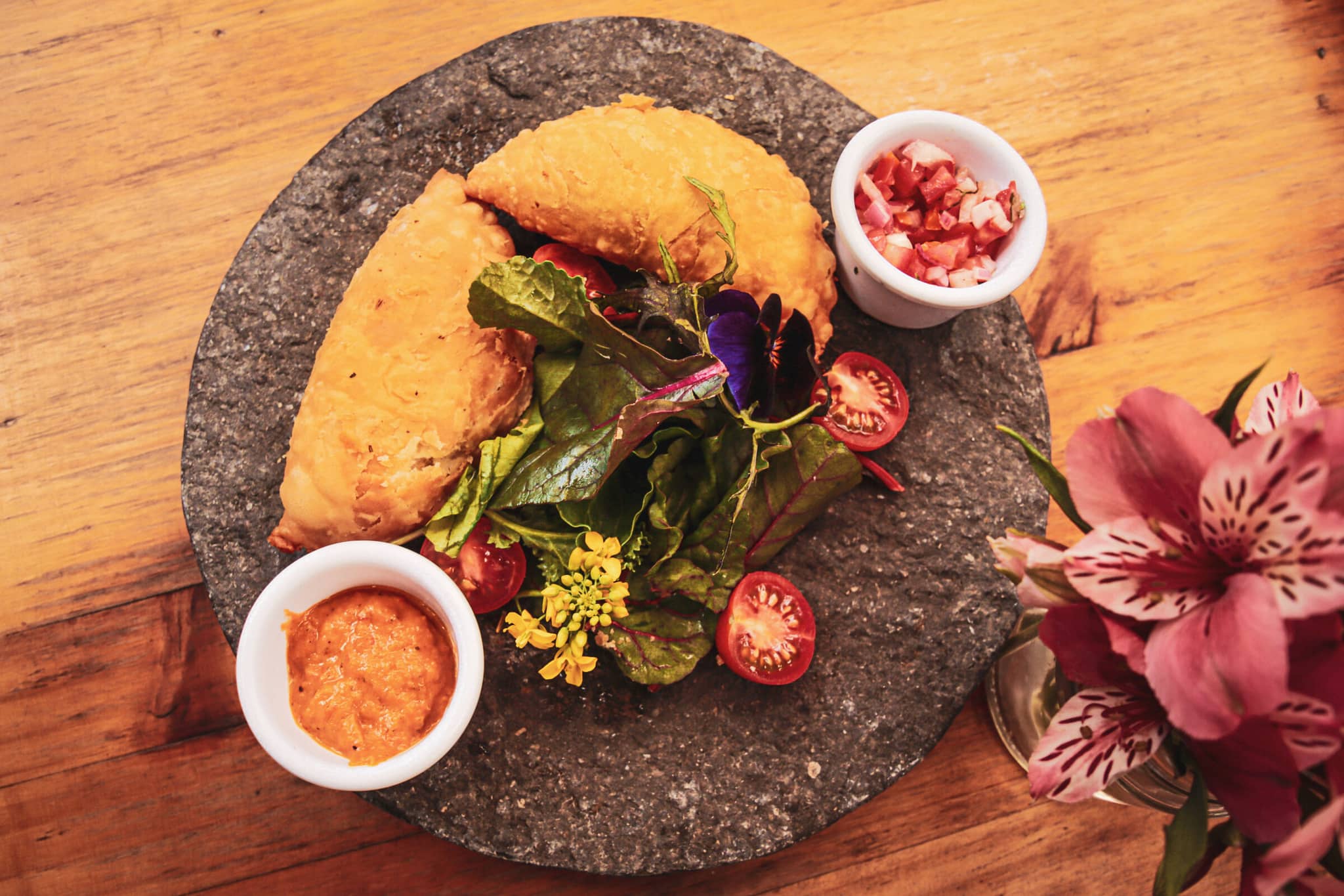 Machu Picchu & the Galápagos gallery Gallery4 Empanadas Peru GettyImages 1445515168 AbelFerrerSolerdelcoll