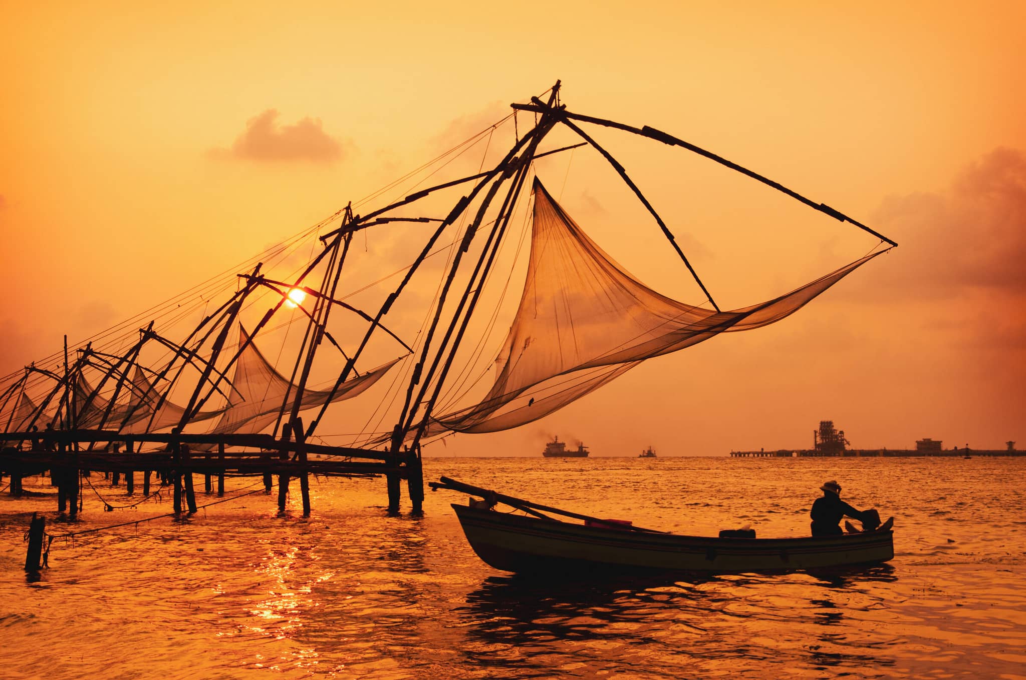 Into the Heart of South India gallery Gallery4 KochiNets India GettyImages 148423909 JohnnyChaos