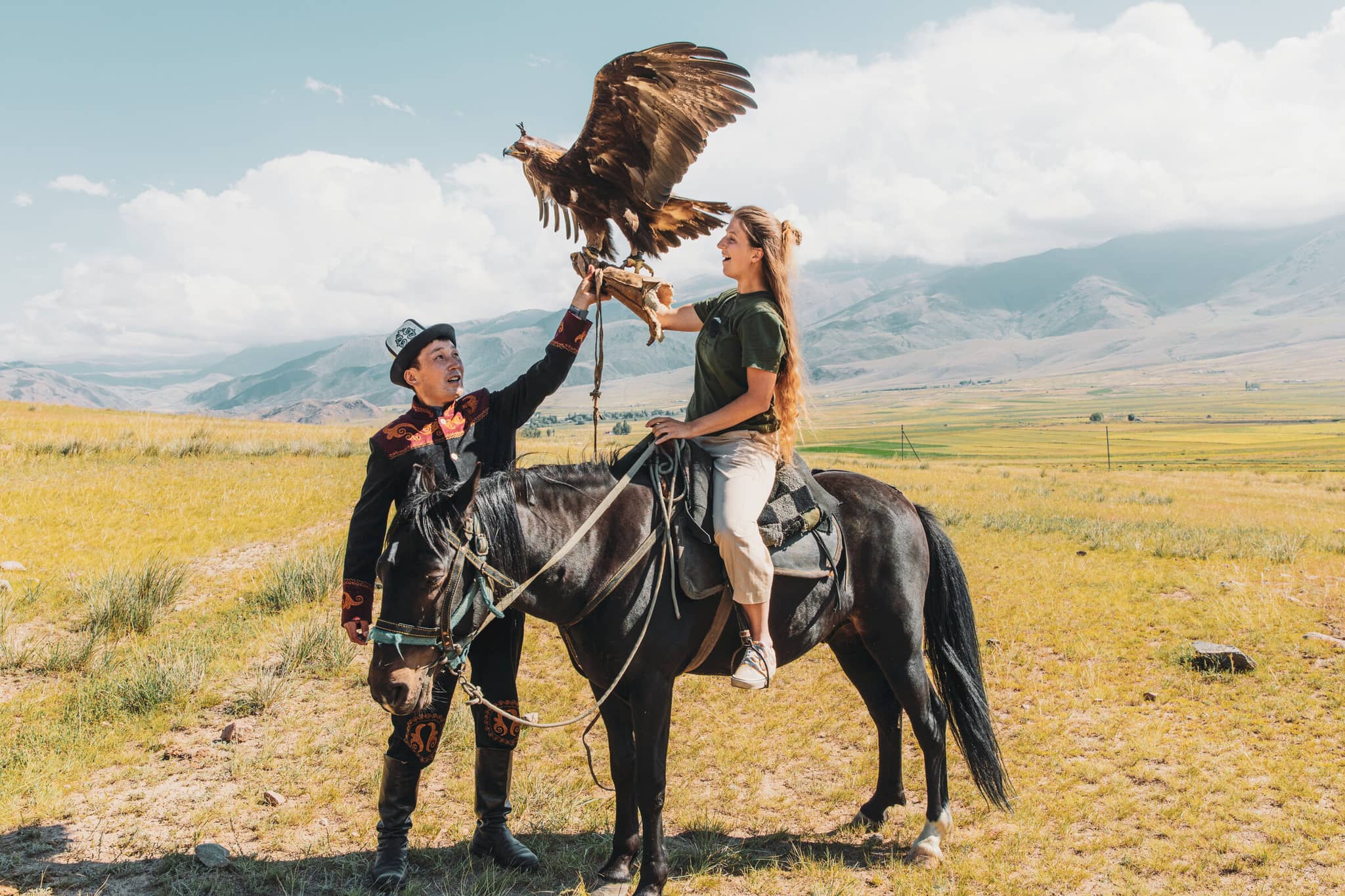 The Grand Silk Road by Train gallery Gallery5 Eagle Kyrgyzstan GettyImages 1343556998 VisualStories