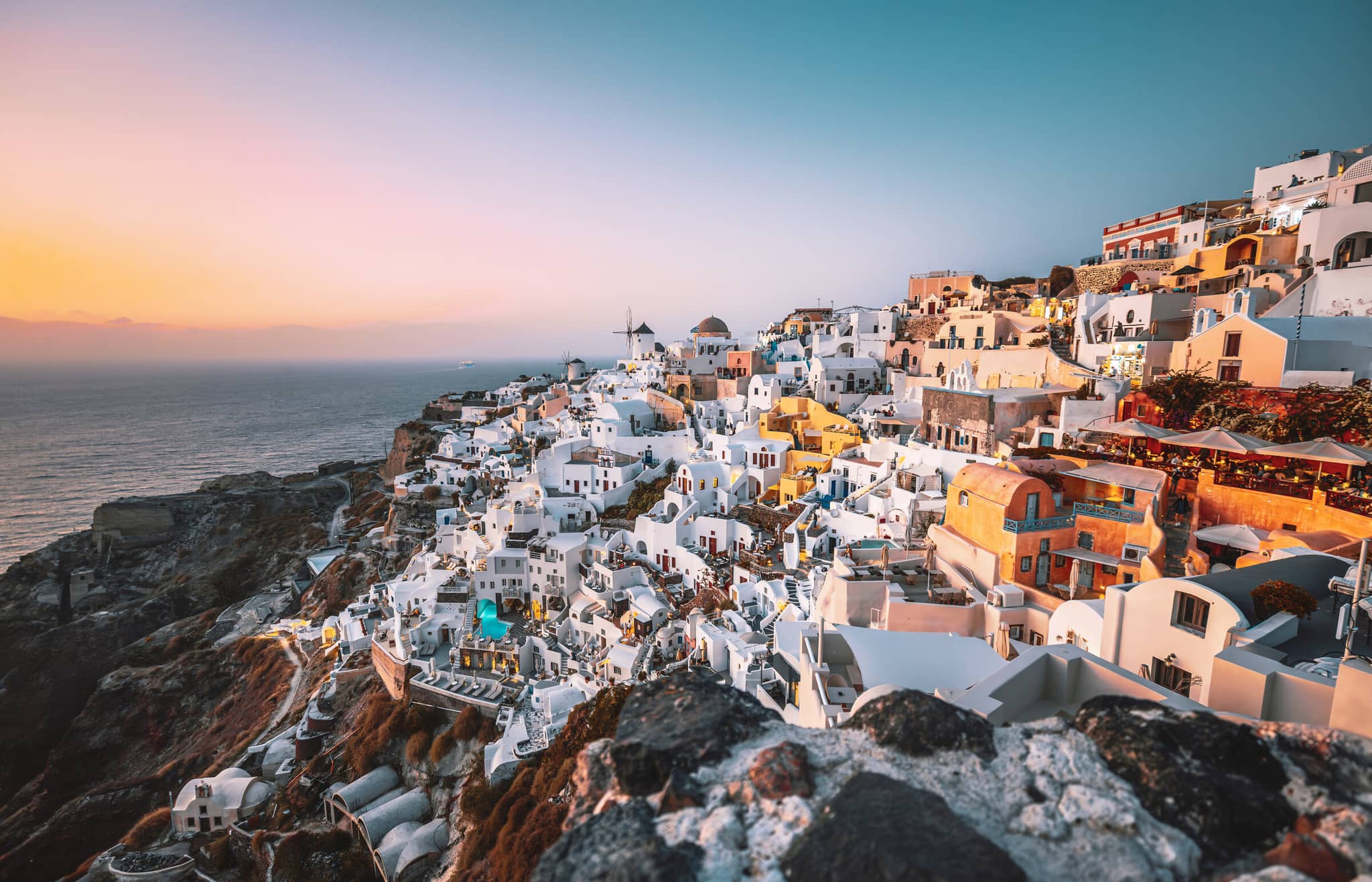 The Spirit of Greece gallery Gallery Greece Oia Cityscape GettyImages 2125729308