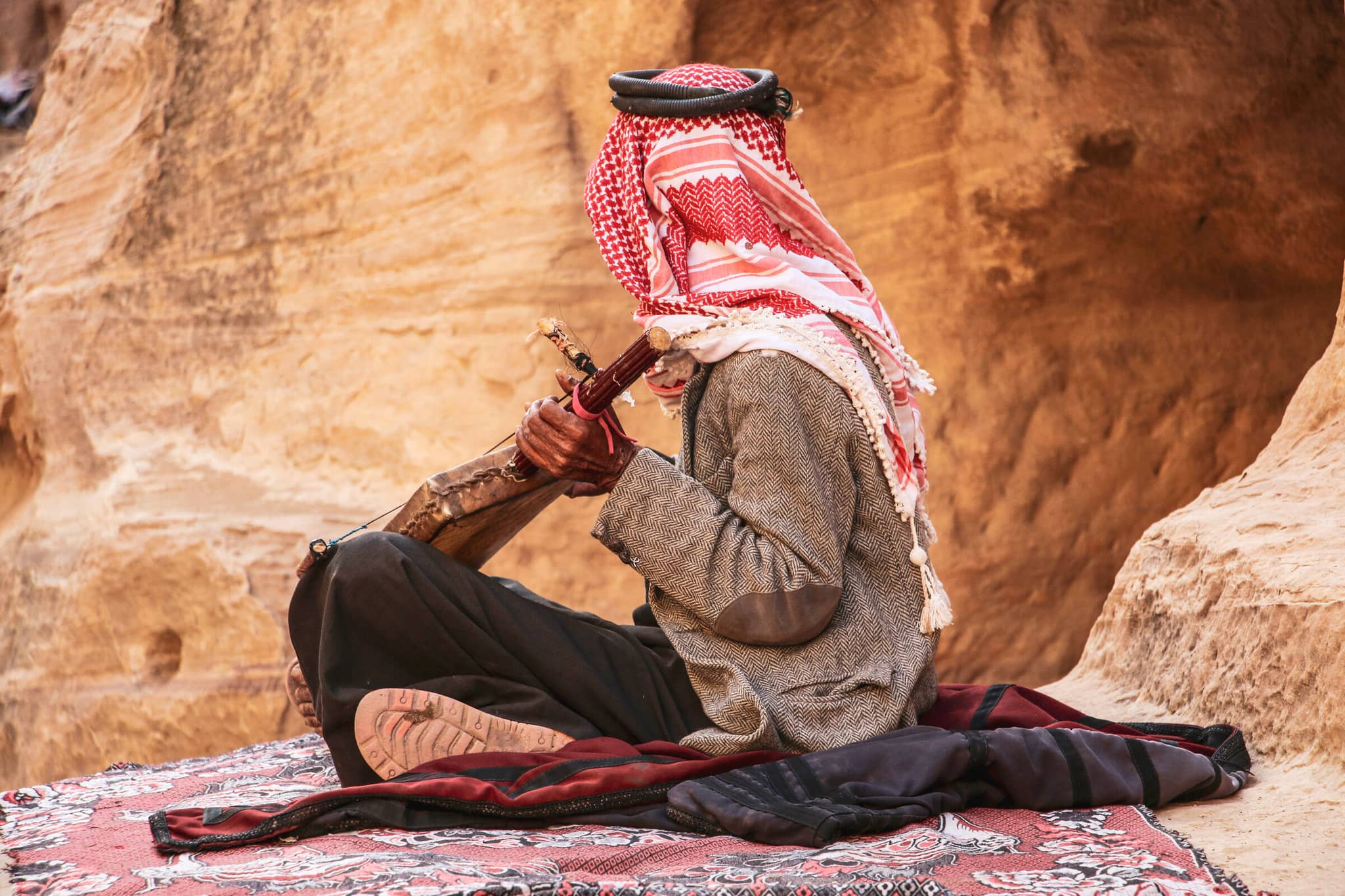 Jordan gallery Gallery Jordan Petra Bedouin Musician AdobeStock 204188698