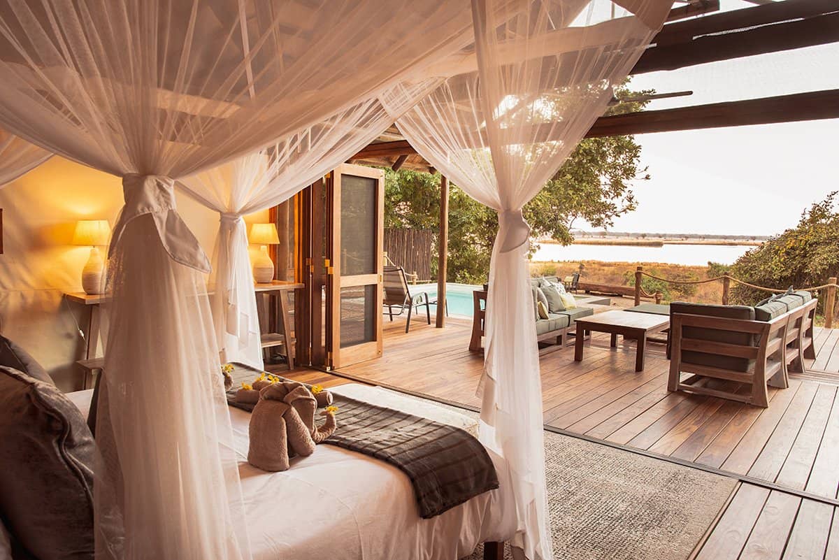 Wild Zambia gallery Gallery Zambia Lower Zambezi Suite Chiawa Safaris