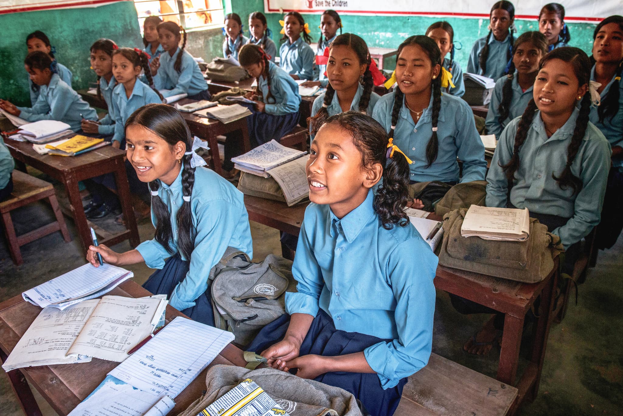 Nepal Revealed gallery Giving Back Nepal AHF SGT ShreeLanka School girls Luigi Fieni