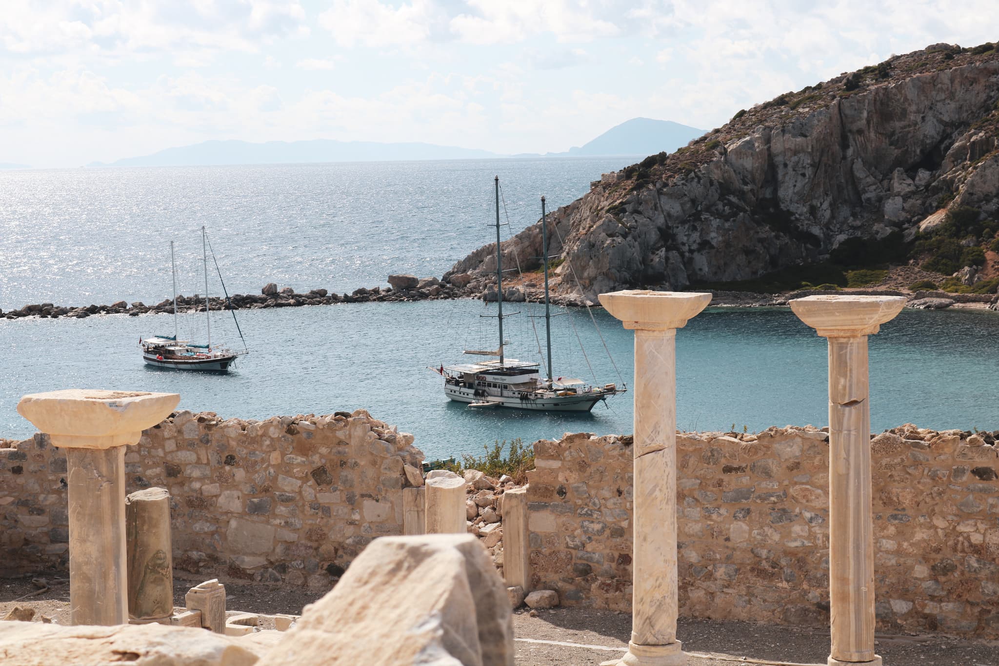 The Ancient Greek port city of Knidos