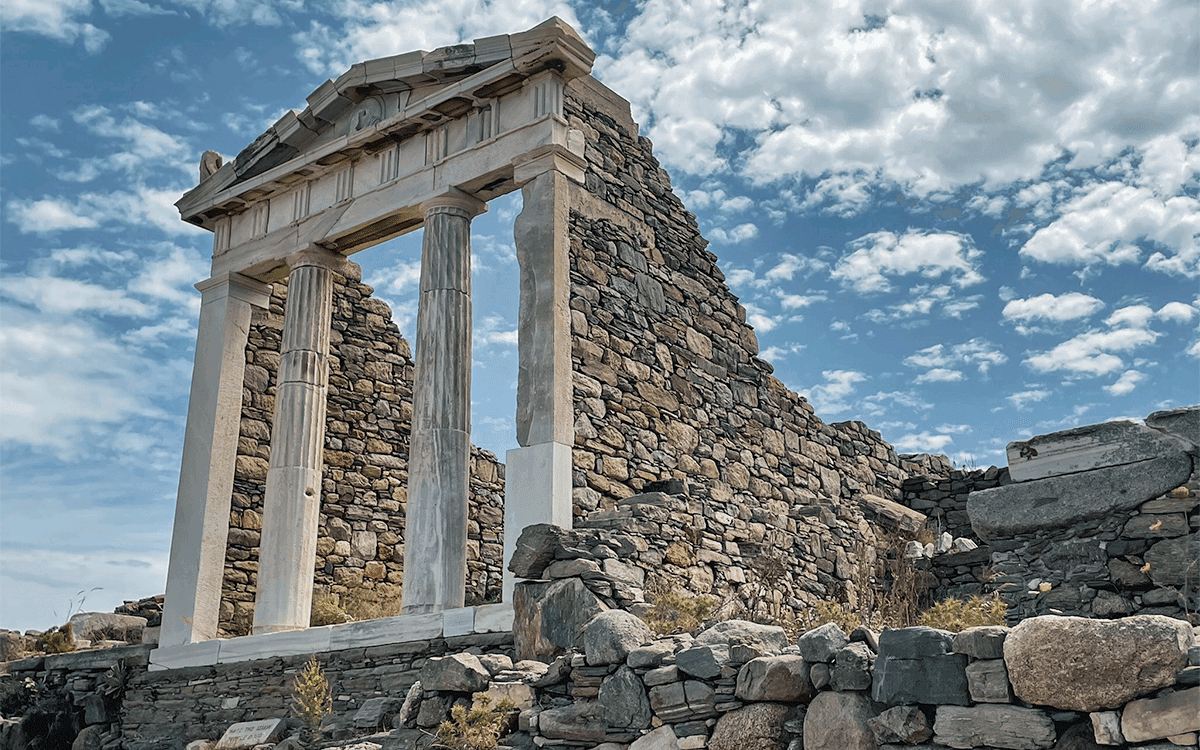 The Temple of Isis, Delos, Greece