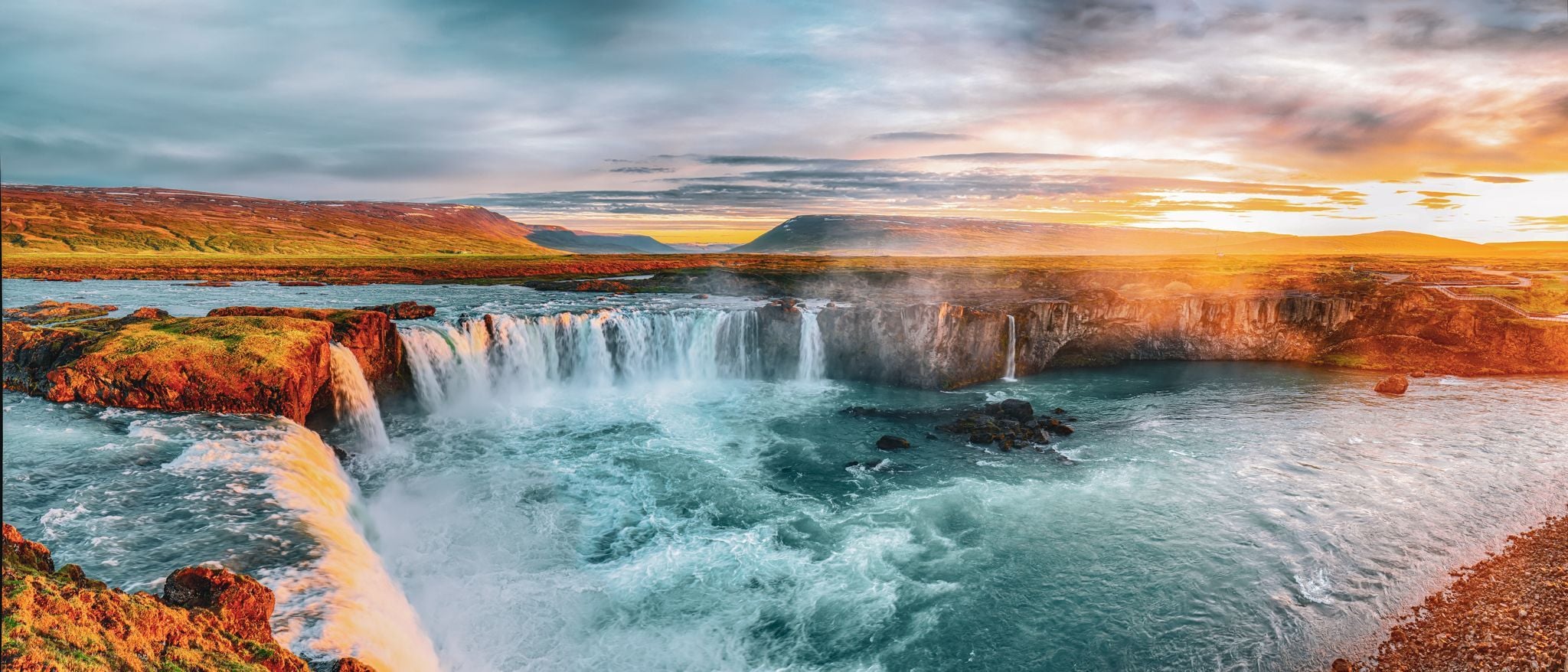 Godafoss waterfall, Iceland