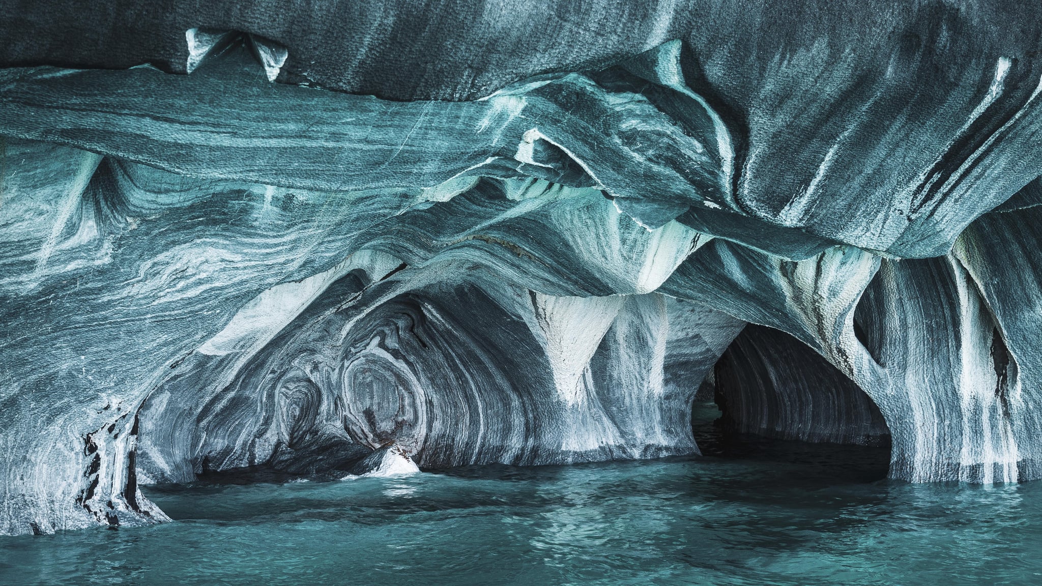 Ice caves in Patagonia