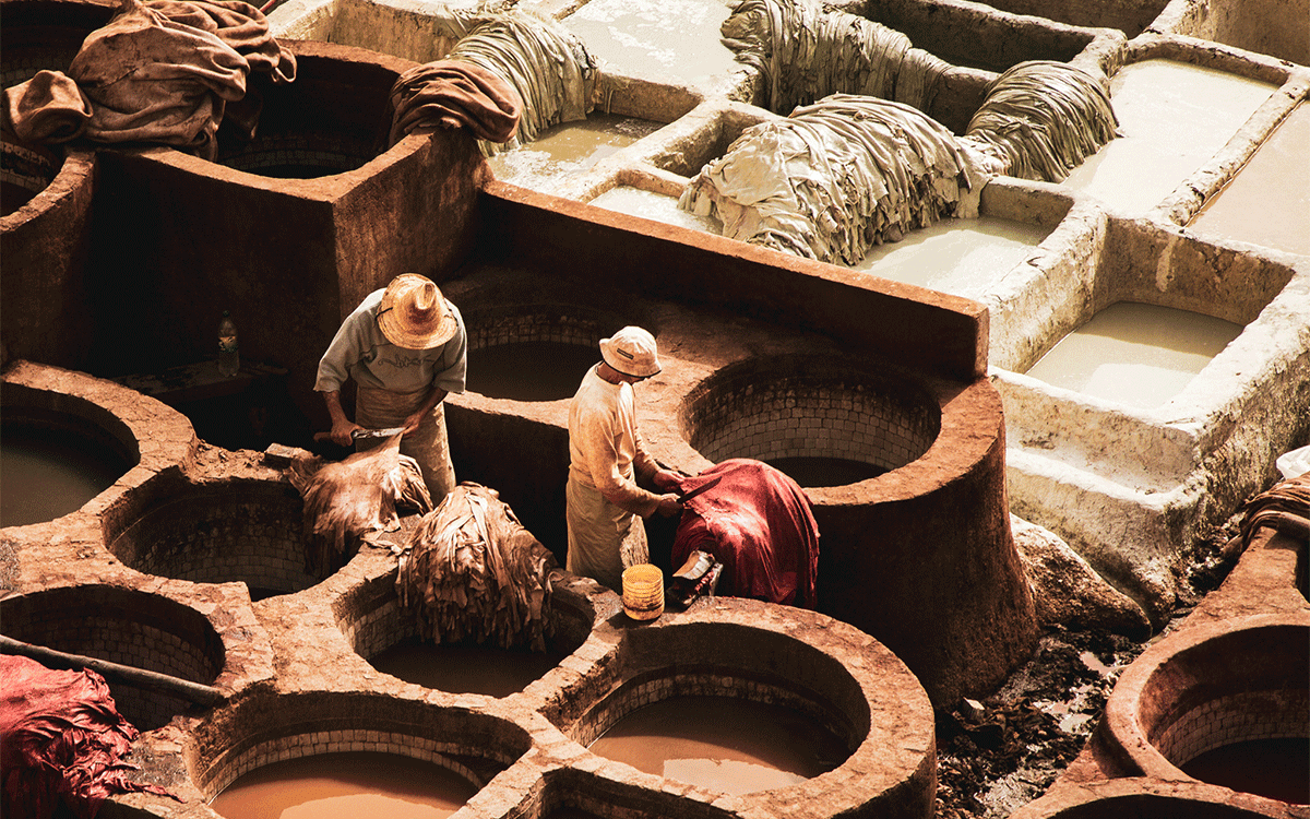 Fes Morocco Tanneries