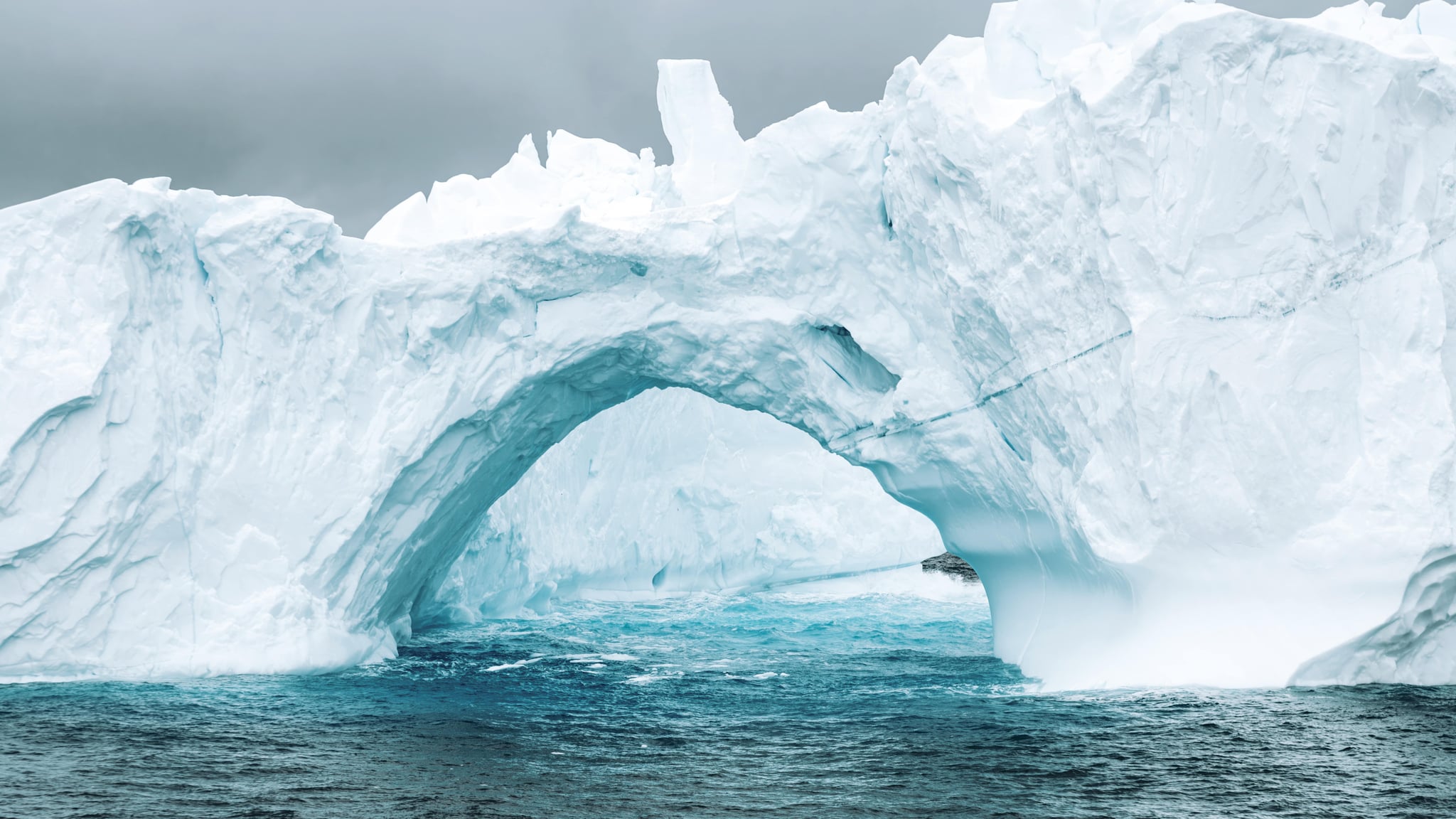Ice cave in Antarctica