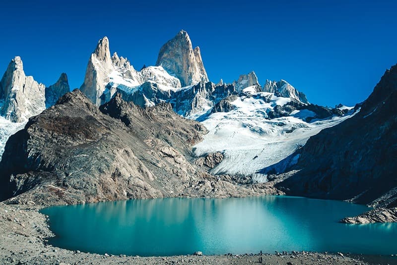 argentina los glaciares fitz roy laguna verde hike