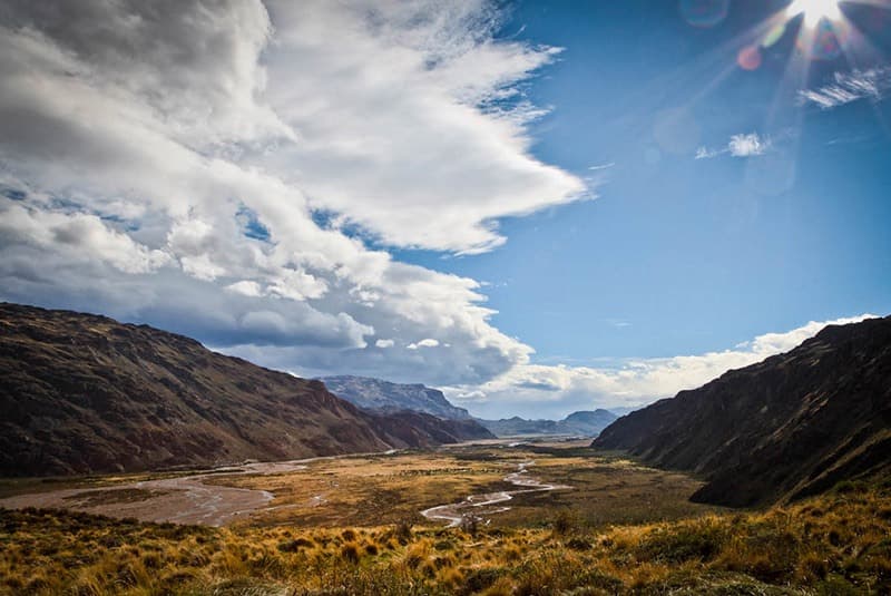 chile patagonia national park aviles valley hike views