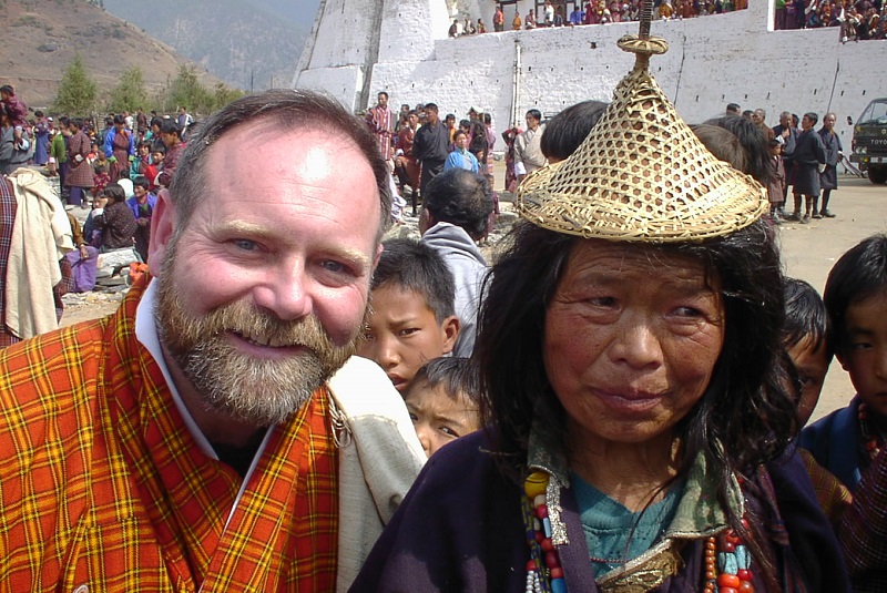 Conde Nast Traveler Specialist Brent Olson makes a new friend with GeoEx