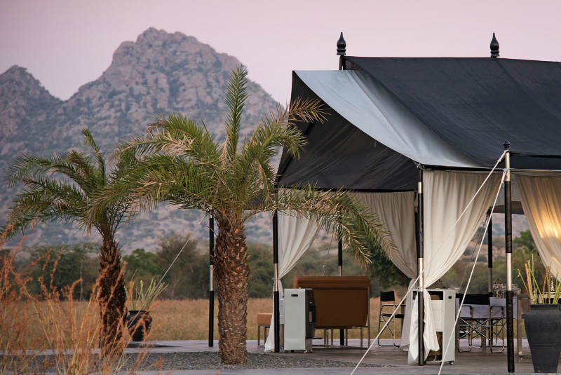 Stay at Jawai, a luxurious tented camp it the heart of an untrammeled wilderness, where leopards roam wild and free, with GeoEx.
