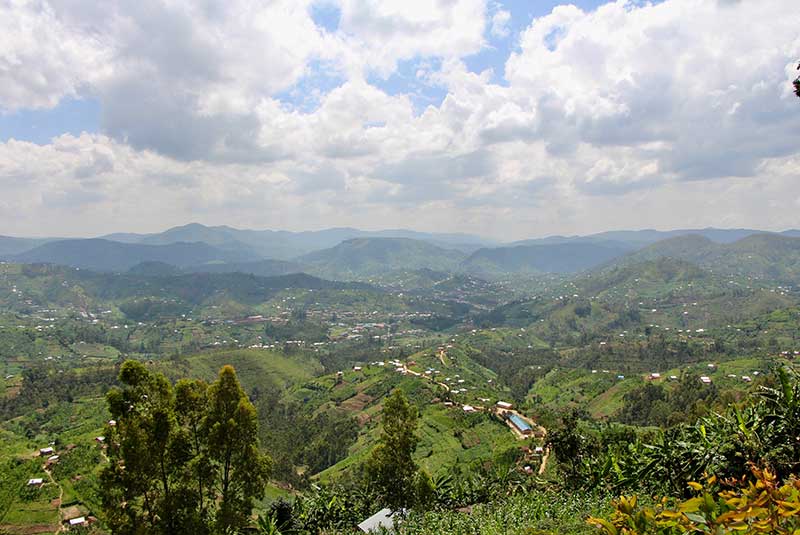 Beautiful landscape in Rwanda on a GeoEx trip