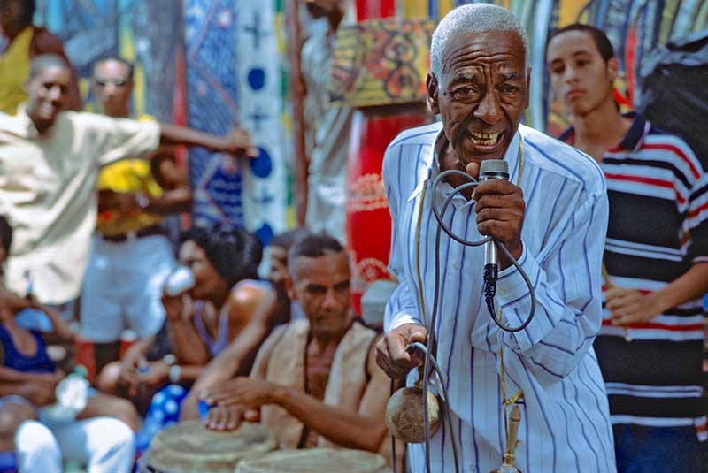 Rumba singer in Havana, Cuba