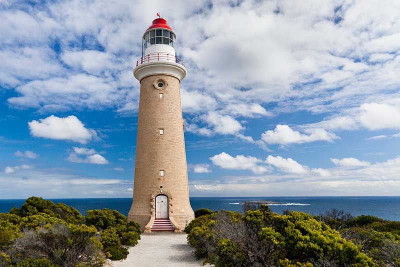 Lighthouse at Cape du Couedic in the Flinders Chase National Park on Kangaroo Island, South Australia