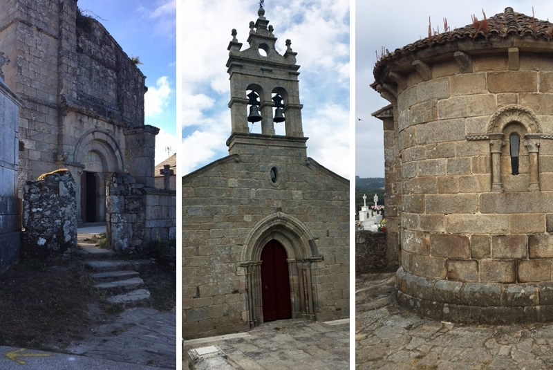 Churches along the Camino de Compostela, Spain