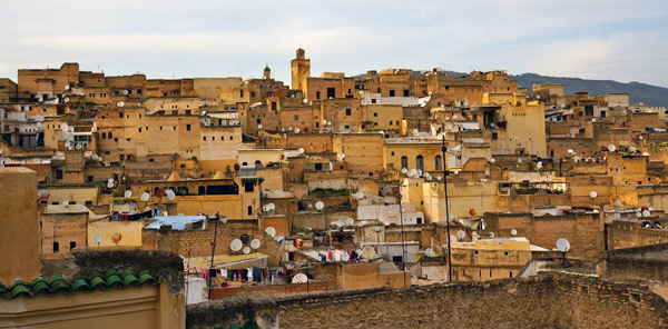 Aerial view of Fes, Morocco with Geoex