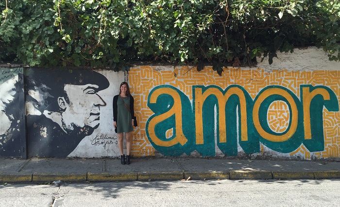 Pablo Neruda mural in Santiago, Chile | GeoEx Adventure Travel