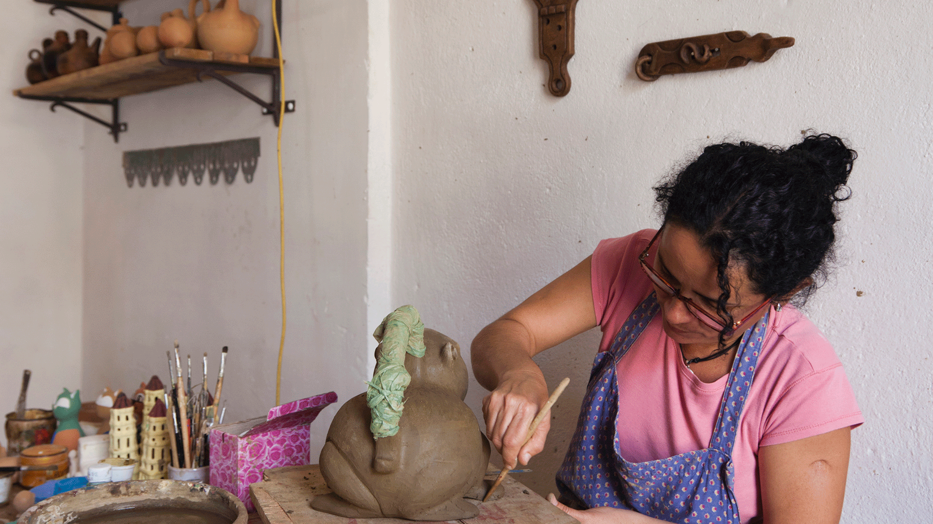 Pottery studio in Cuba
