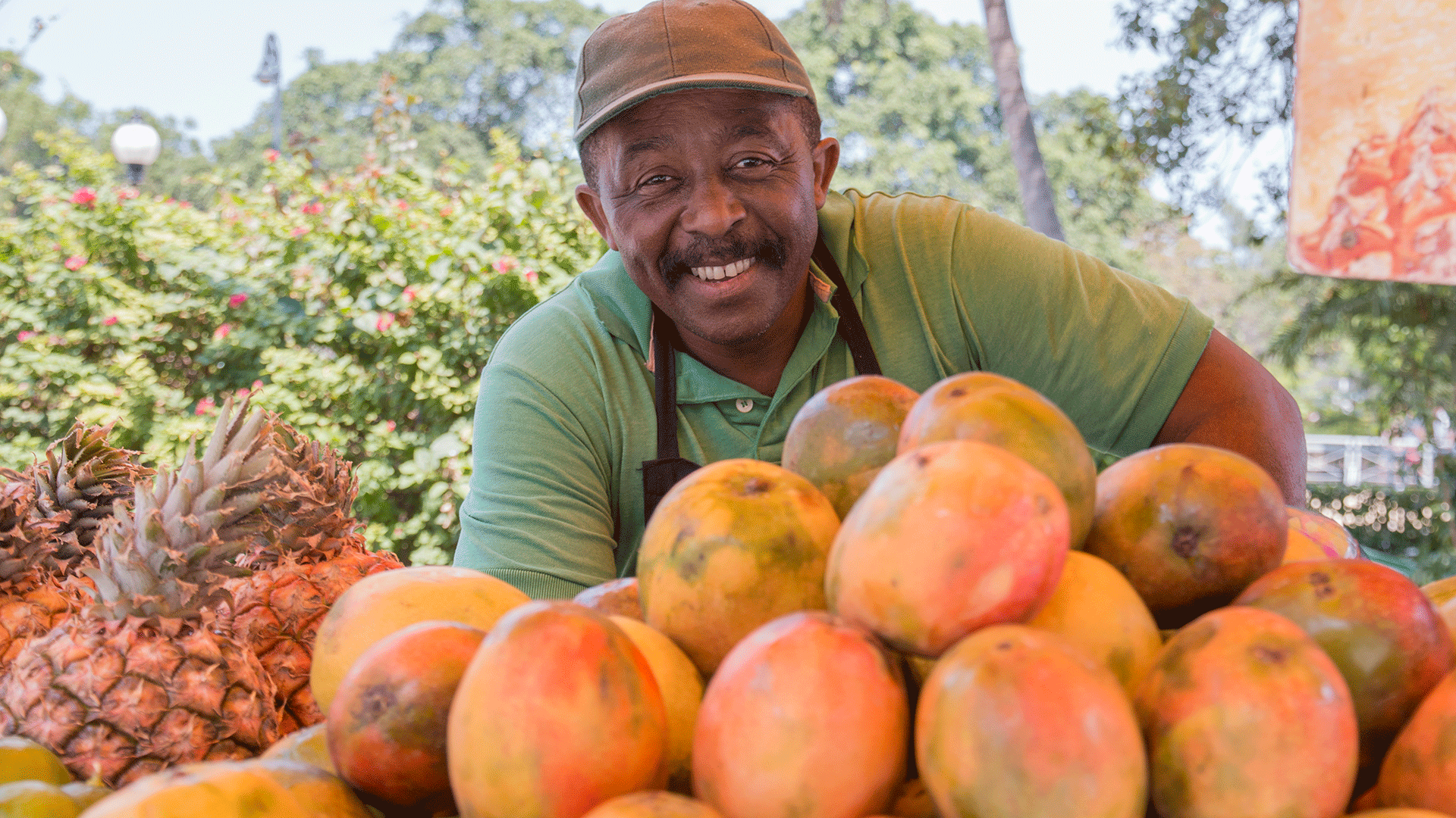 Fruit vendor in Havana, Cuba