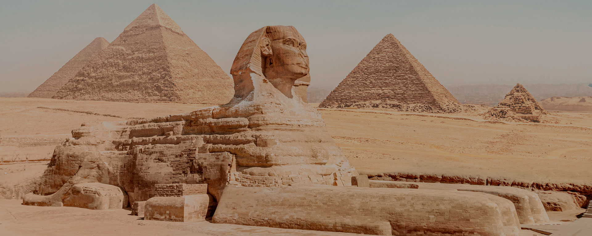 The Great Sphinx in Cairo, Egypt