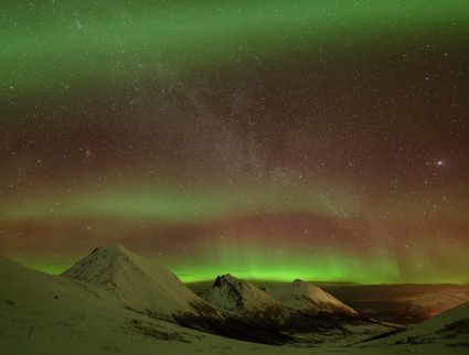 The aurorea borealis in Norway, Arctic train journeys with GeoEx